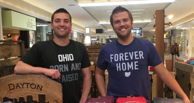 Business Owners Andrew and Ryan at their Dayton Mall Location