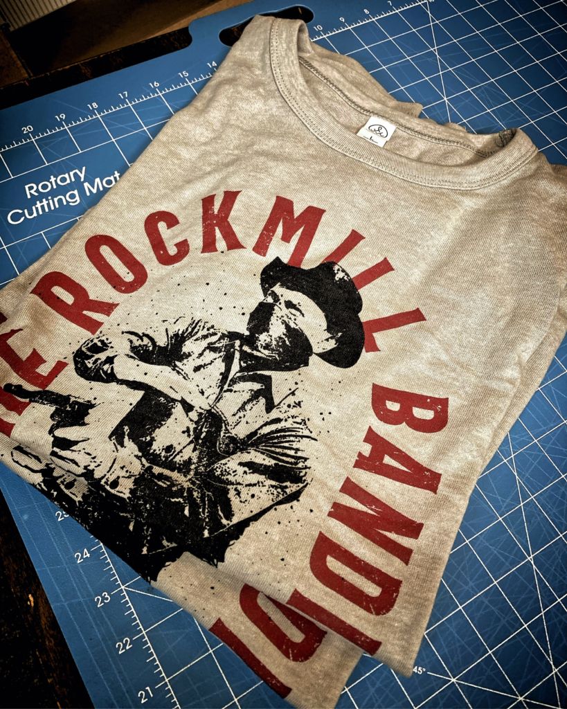 T-Shirt Print of RemoRemo Design for Rockmill Brewery by Leber Design & Print