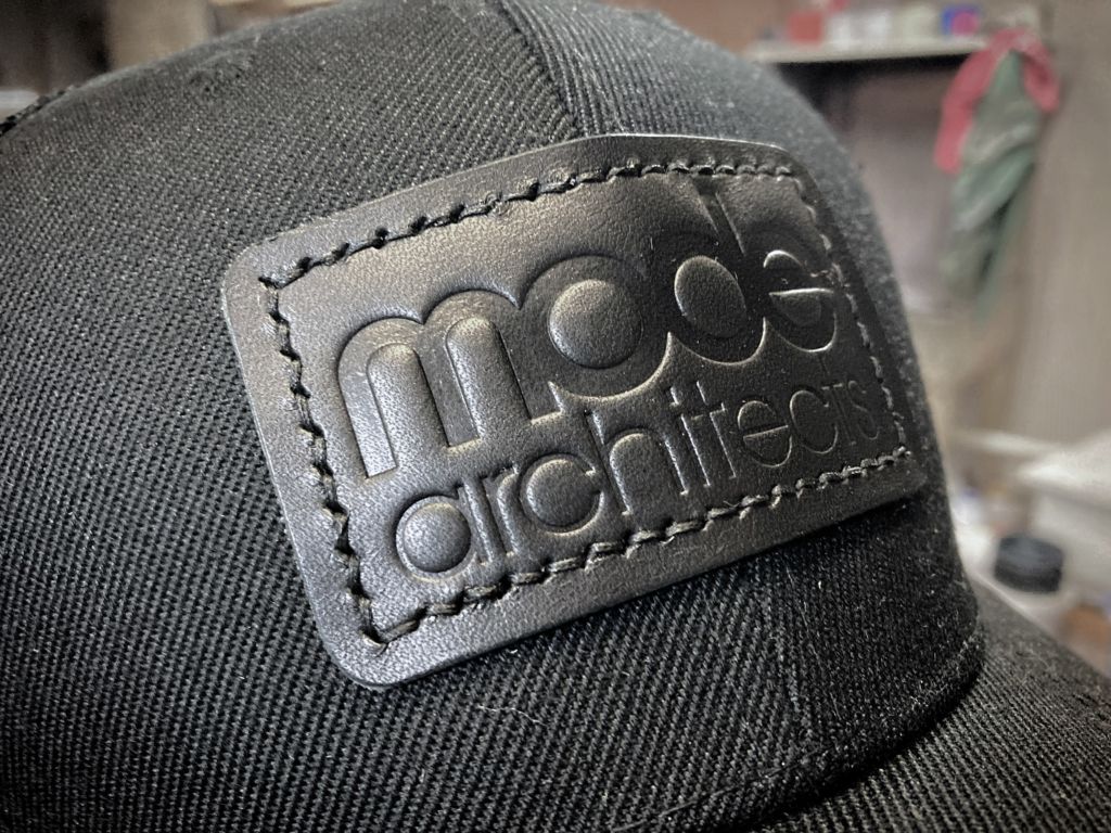 Hat with Mode Architects Logo by Leber Design & Print