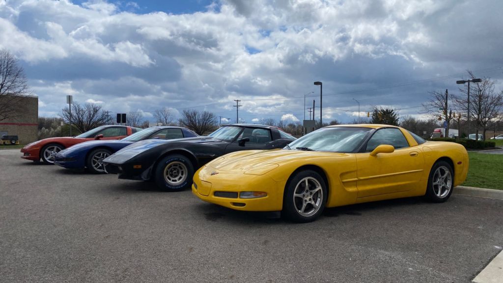 Corvettes at Corvette Care in Columbus, Ohio