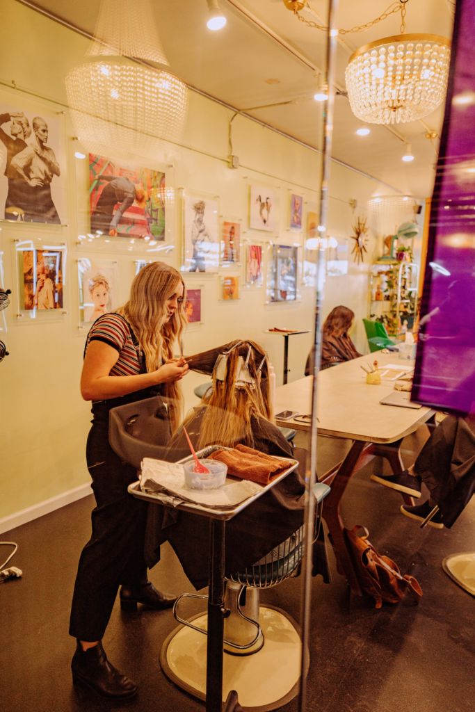 Hairstylist at Virtue Vegan Salon in Columbus, Ohio